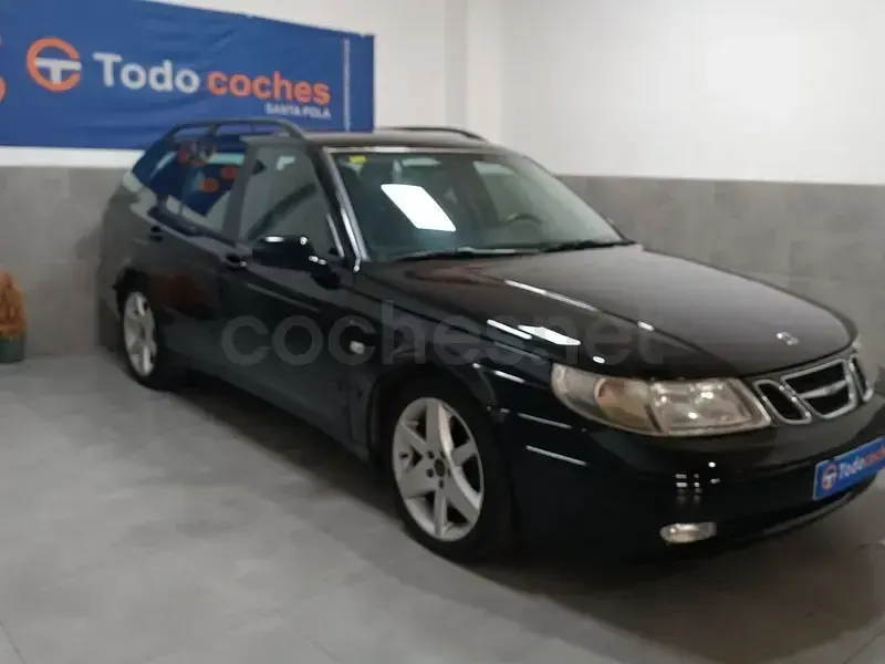 Usado Saab 9-5 Linear 176 CV (129 kW) 2003 Negro Familiar