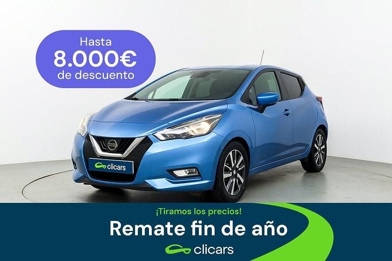 Azul Usado 2018 Nissan Micra N-Connecta Berlina | 9990 € (Precio justo) - Imagen 1/4