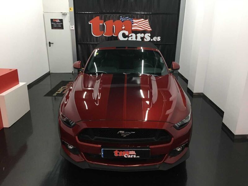 Rojo Usado 2017 Ford Mustang Convertible Descapotable | 43.500 € - Imagen 1/4
