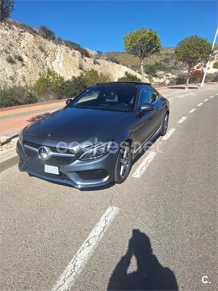 Gris / plata Usado 2017 Mercedes 200 AMG line Coupe | 26.000 € - Imagen 1/4
