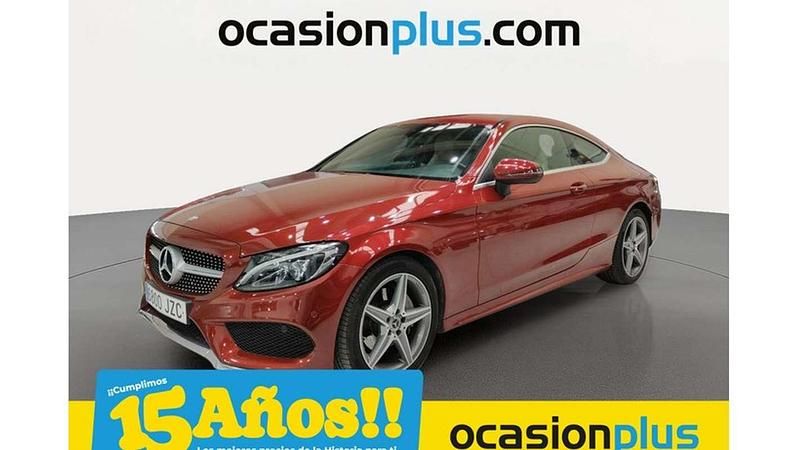 Rojo Usado 2017 Mercedes C220 AMG Coupe | 27.490 € (Precio justo) - Imagen 1/4