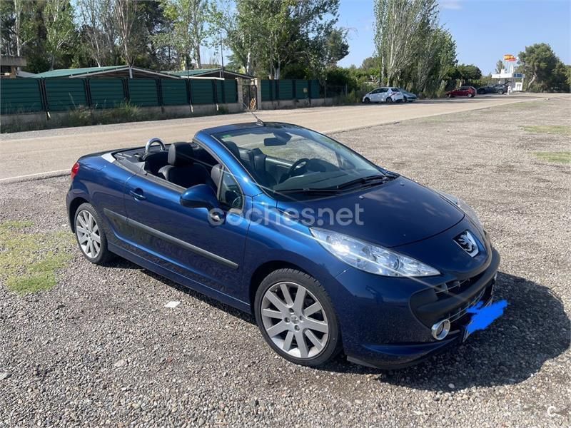 Azul Usado 2008 Peugeot 207 CC Sport Descapotable | 5400 € (Precio justo) - Imagen 1/4
