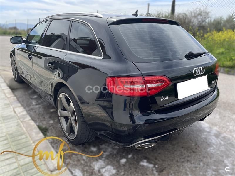 Usado Audi A4 S-Line 204 CV (150 kW) 2014 Negro Familiar