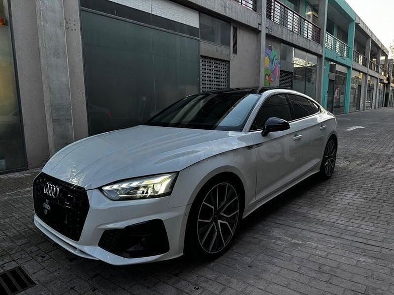 Usado Audi A5 Sportback 190 CV (139 kW) 2021 Blanco Utilitario