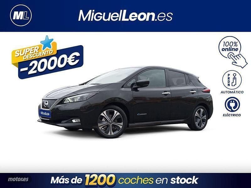 Negro Usado 2021 Nissan Leaf N-Connecta Utilitario | 16.985 € (Precio justo) - Imagen 1/3