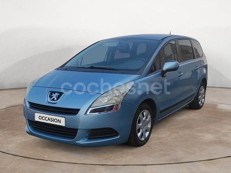 Usado Peugeot 5008 Family 112 CV (82 kW) 2010 Azul Monovolumen