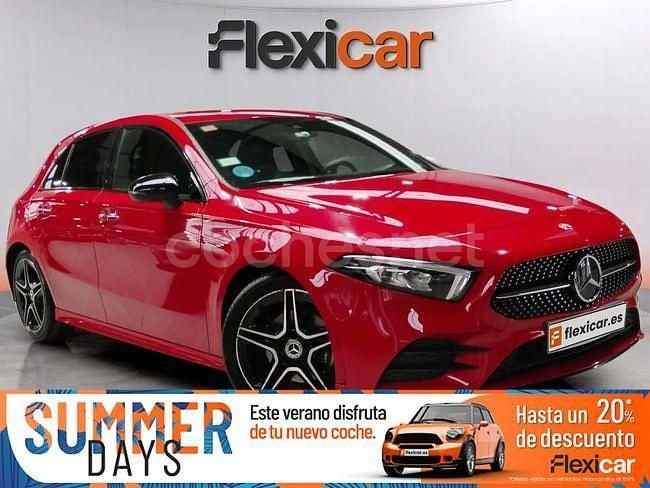 Rojo Usado 2019 Mercedes A180 Berlina | 21.990 € (Precio justo) - Imagen 1/4