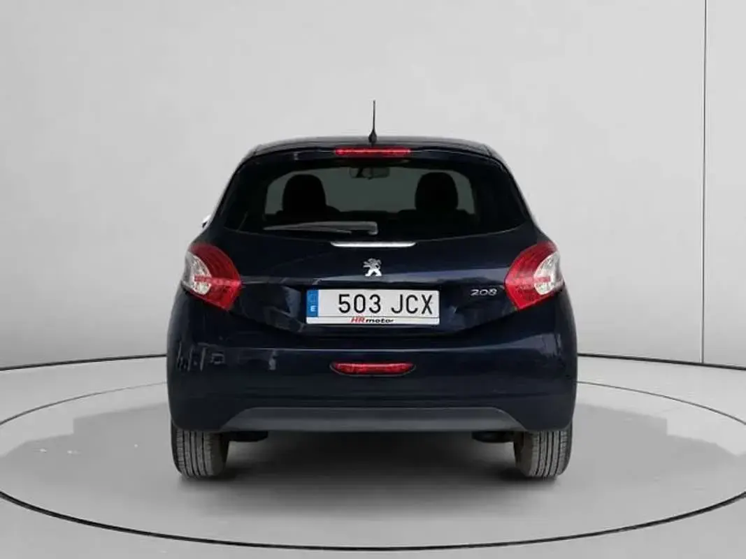 Usado Peugeot 208 Style 82 CV (60 kW) 2015 Azul Utilitario