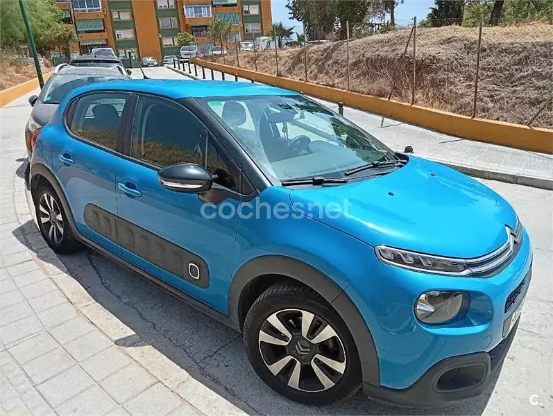 Usado Citroën C3 Live 82 CV (60 kW) 2020 Azul Utilitario