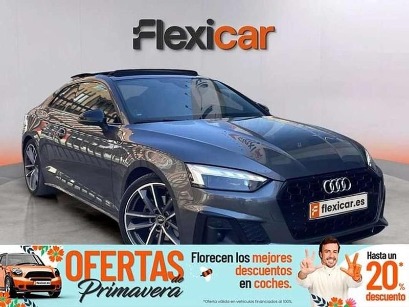 Usado Audi A5 163 CV (119 kW) 2021 Gris Coupe