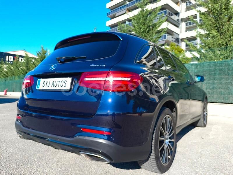 Usado Mercedes GLC250 AMG line 211 CV (155 kW) 2018 Azul SUV