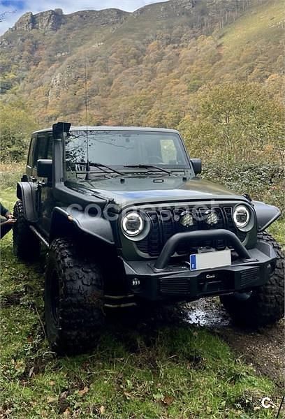 Verde Usado 2007 Jeep Wrangler Unlimited Sahara SUV | 34.900 € - Imagen 1/4