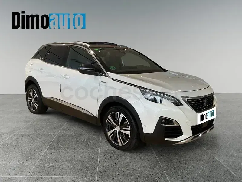 Usado Peugeot 3008 GT-line 130 CV (95 kW) 2018 Blanco SUV