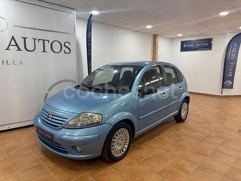 Usado Citroën C3 Exclusive 70 CV (51 kW) 2003 Azul Utilitario