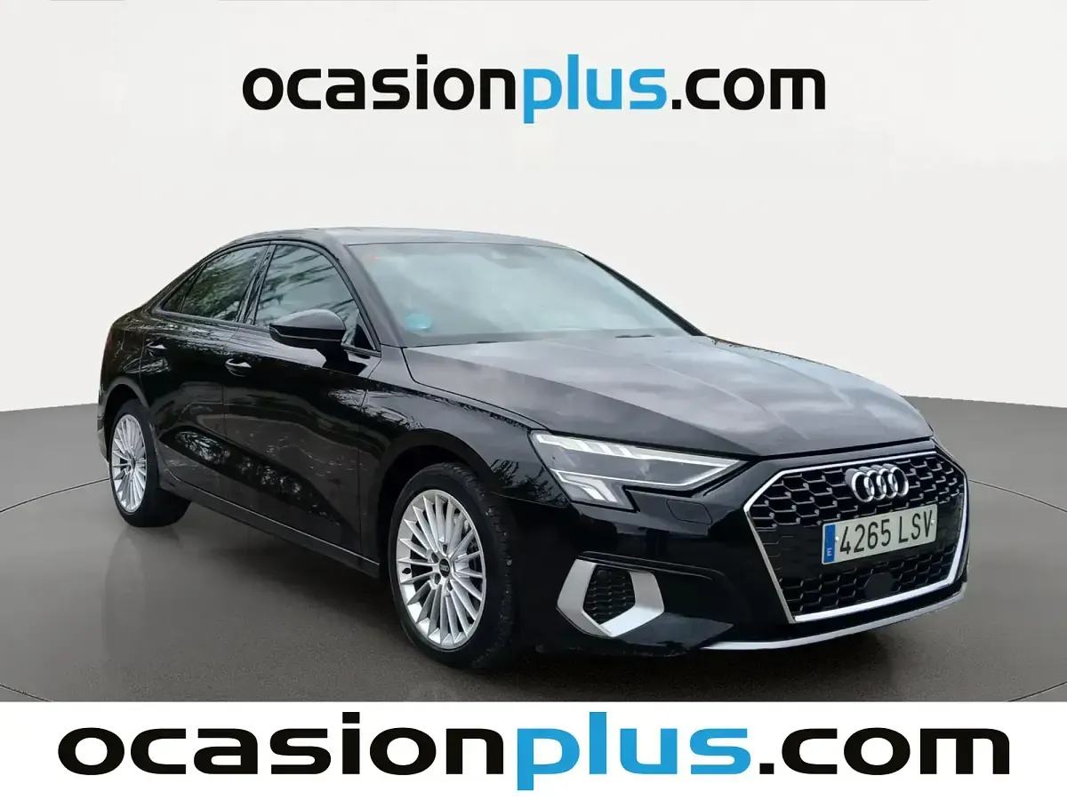 Usado Audi A3 Advanced Plus 150 CV (110 kW) 2021 Negro Berlina