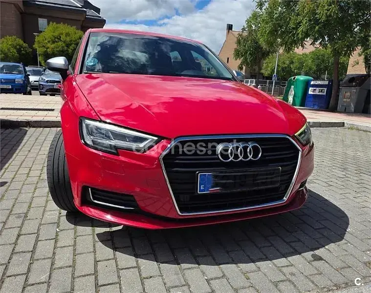 Brugt Audi A3 Sport 116 HK (85 kW) 2018 Rød Sedan