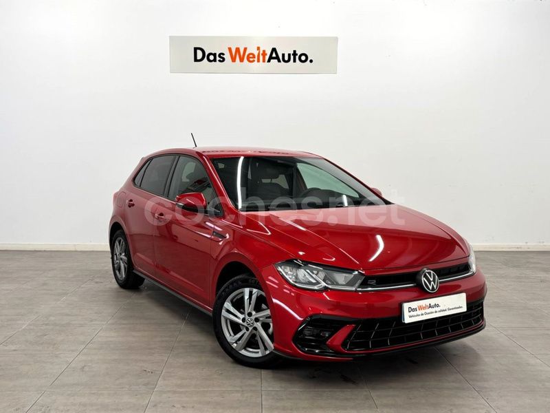 Rojo Usado 2023 VW Polo R-line Berlina | 18.630 € (Precio justo) - Imagen 1/4