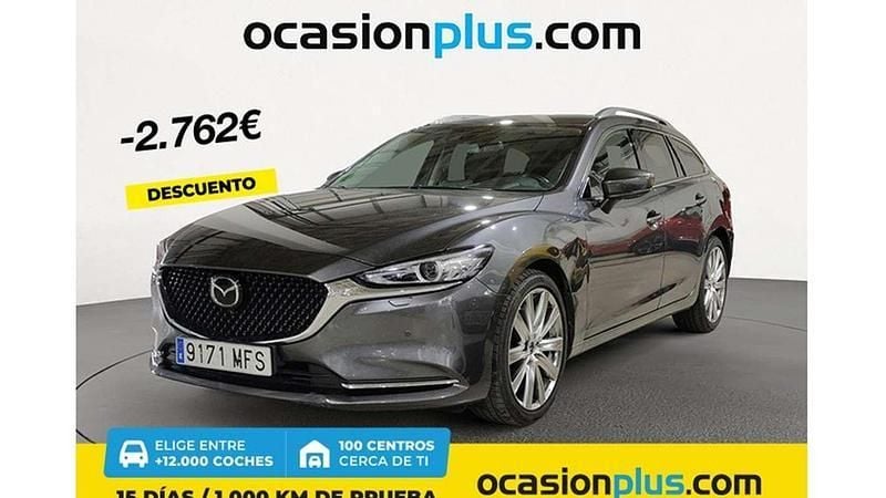 Gris Usado 2023 Mazda 6 Exclusive-Line Berlina | 20.446 € (Super precio) - Imagen 1/4