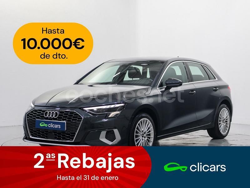 Gris / plata Usado 2023 Audi A3 Advanced Plus Berlina | 22.990 € (Precio justo) - Imagen 1/4