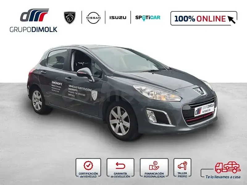 Usado Peugeot 308 Active 115 CV (84 kW) 2013 Gris / plata Berlina