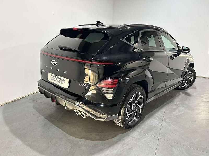 Usado Hyundai Kona N Line 129 CV (94 kW) 2024 Negro SUV
