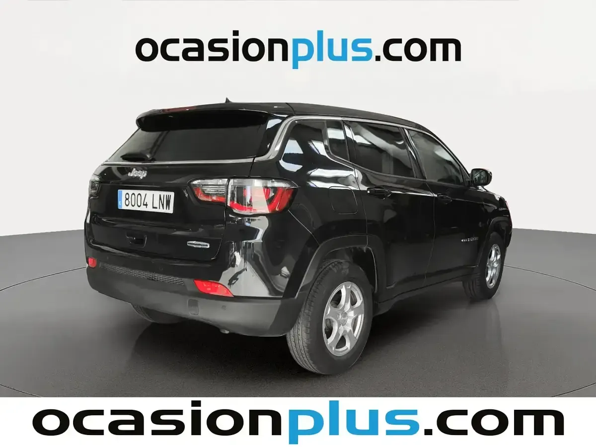 Usado Jeep Compass Longitude 130 CV (95 kW) 2021 Negro SUV