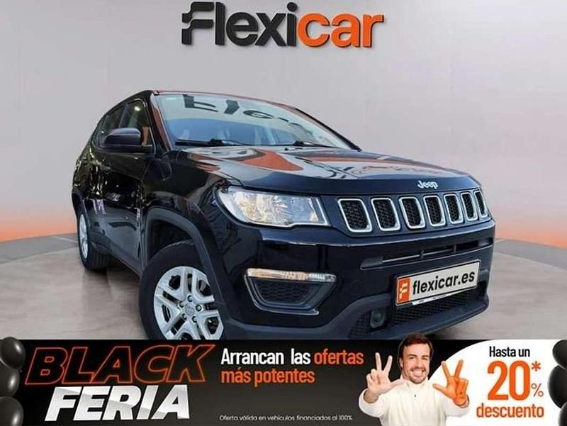 Negro Usado 2020 Jeep Compass Limited SUV | 14.990 € (Precio justo) - Imagen 1/4