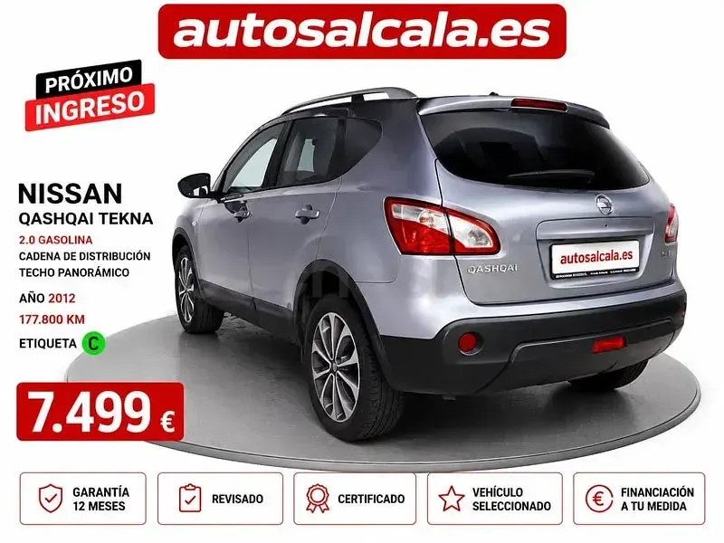 Usado Nissan Qashqai Premium Edition 140 CV (102 kW) 2012 Gris / plata SUV