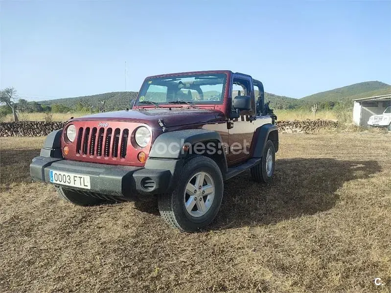 Usado Jeep Wrangler Sport 177 CV (130 kW) 2007 Granate SUV