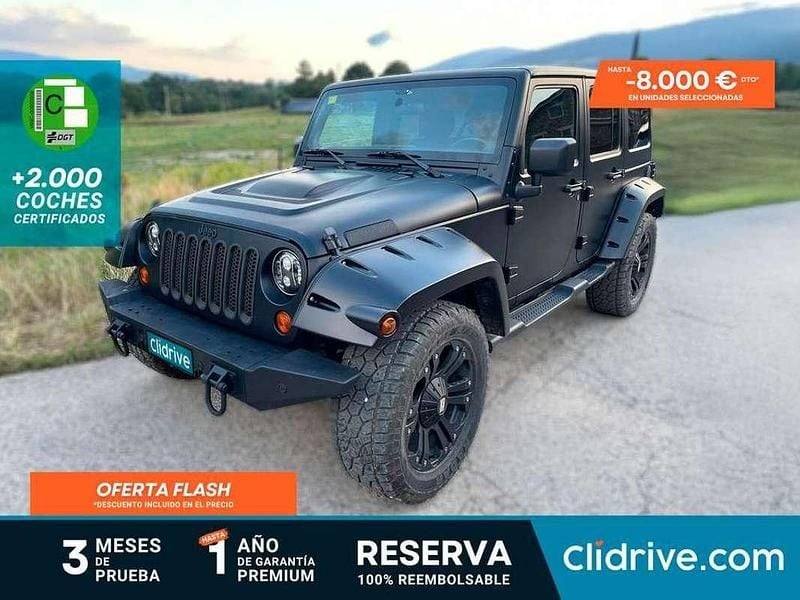 Negro Usado 2012 Jeep Wrangler Rubicon SUV | 36.390 € (Buen precio) - Imagen 1/3