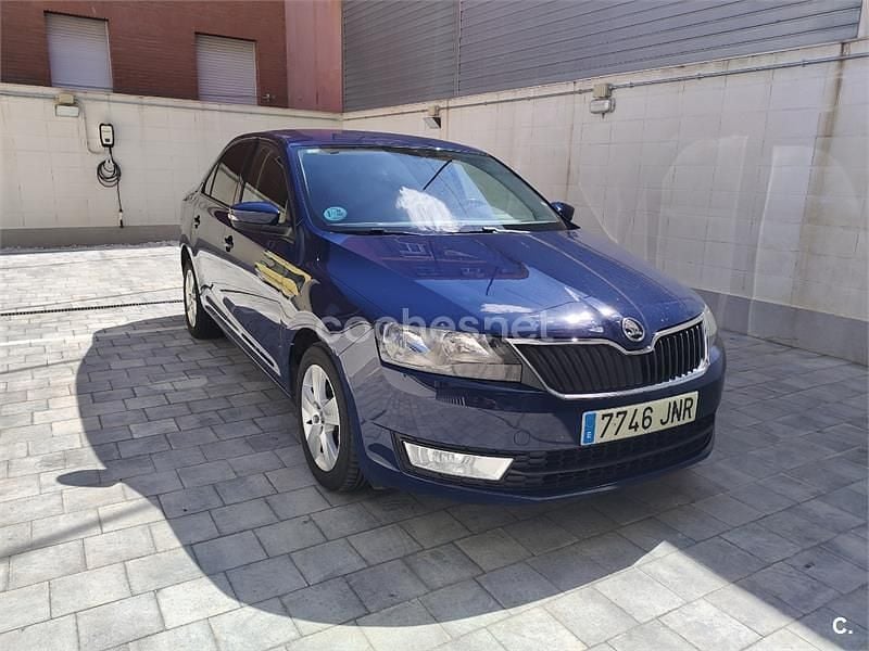 Azul Usado 2016 Skoda Rapid Elegance Berlina | 7800 € (Precio justo) - Imagen 1/4