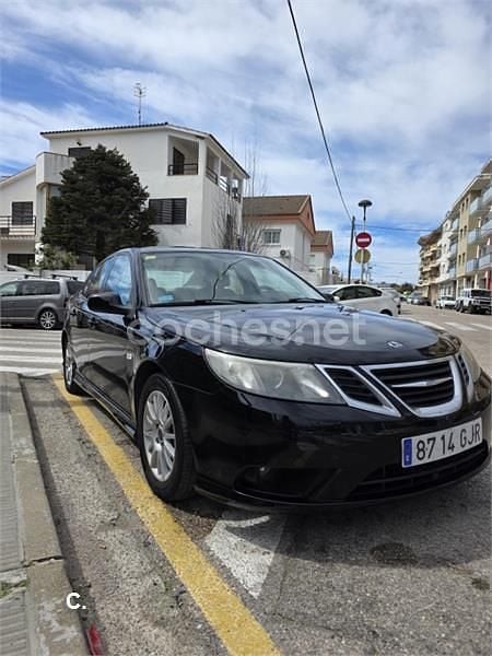 Usado Saab 9-3 Linear 150 CV (110 kW) 2008 Negro Berlina