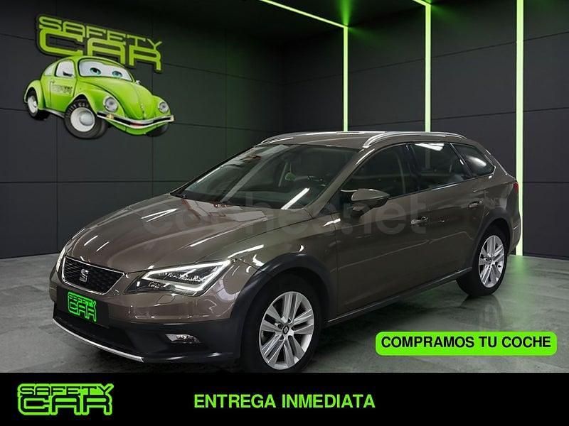 Usado Seat Leon 4Drive 184 CV (135 kW) 2015 Marrón Familiar