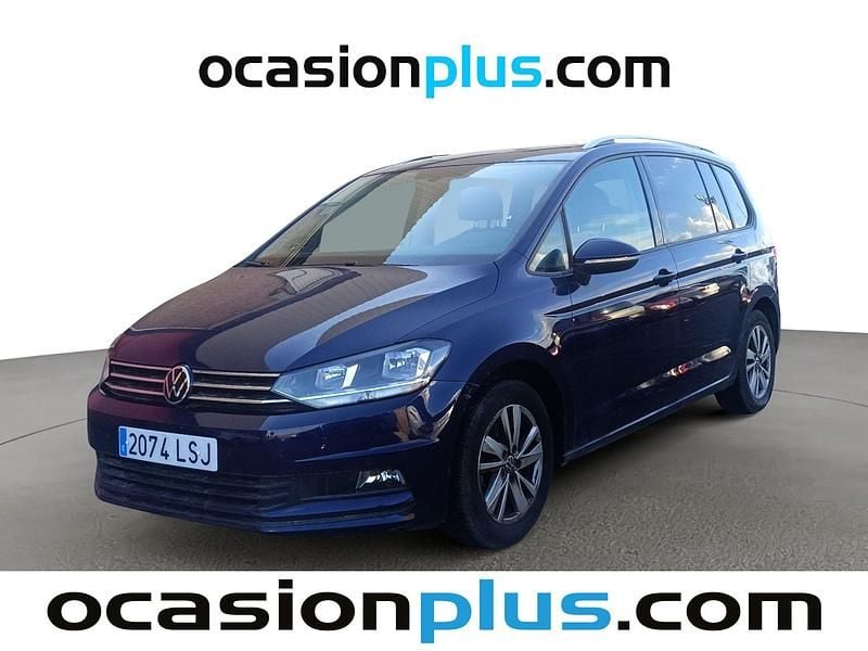 Azul Usado 2021 VW Touran Advance Monovolumen | 30.000 € (Precio justo) - Imagen 1/4