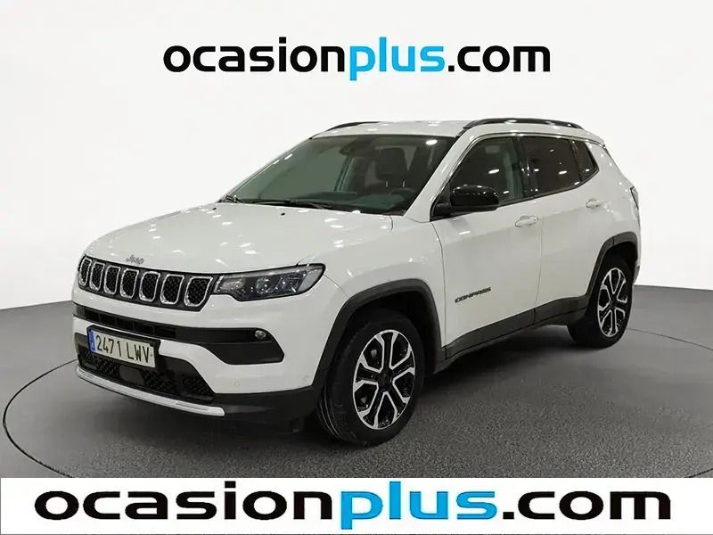 Blanco Usado 2022 Jeep Compass Limited SUV | 18.537 € (Buen precio) - Imagen 1/4