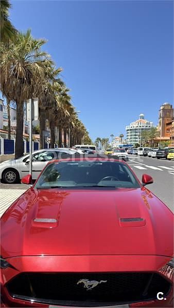 Usado Ford Mustang GT 450 CV (330 kW) 2020 Rojo Descapotable