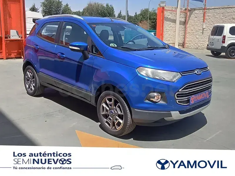 Usado Ford Ecosport Titanium 91 CV (66 kW) 2015 Azul SUV