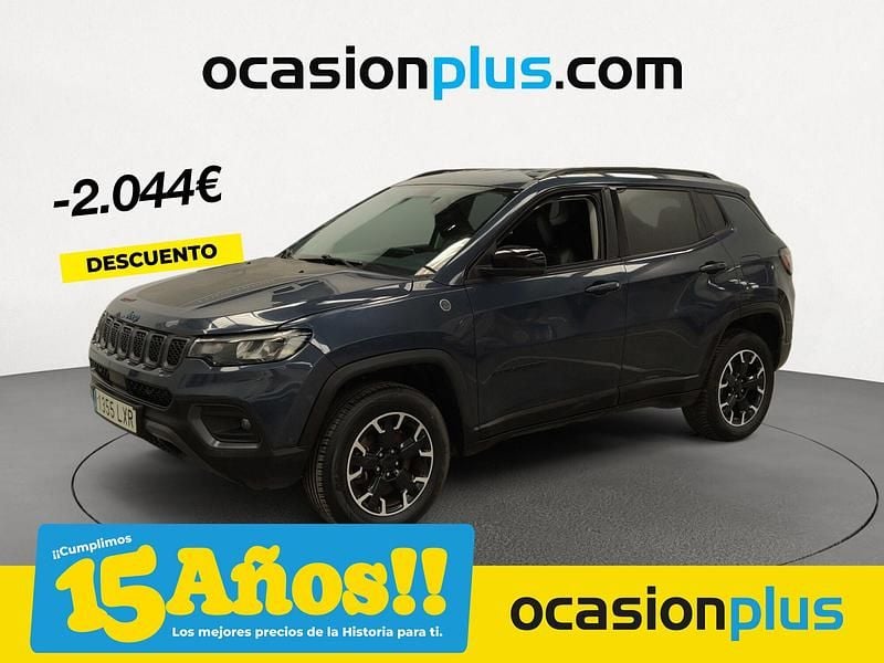 Azul Usado 2022 Jeep Compass Trailhawk SUV | 22.490 € (Precio justo) - Imagen 1/4