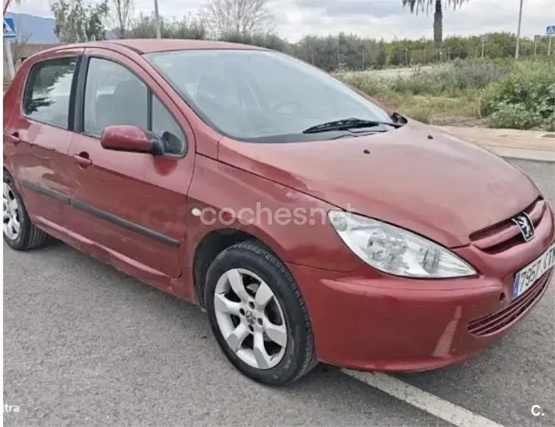 Usado Peugeot 307 110 CV (80 kW) 2004 Rojo Berlina