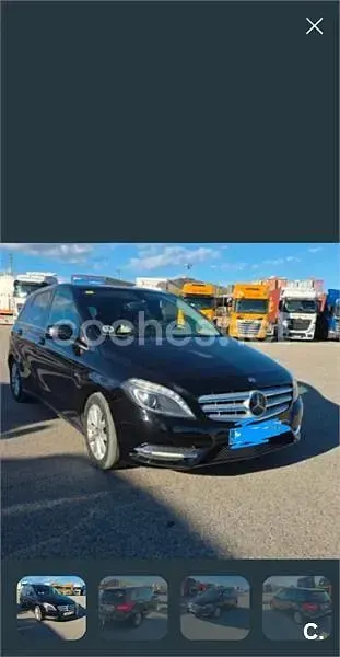 Usado Mercedes B200 136 CV (100 kW) 2012 Negro Monovolumen