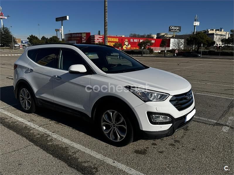 Blanco Usado 2015 Hyundai Santa Fe Style SUV | 17.700 € (Precio justo) - Imagen 1/4