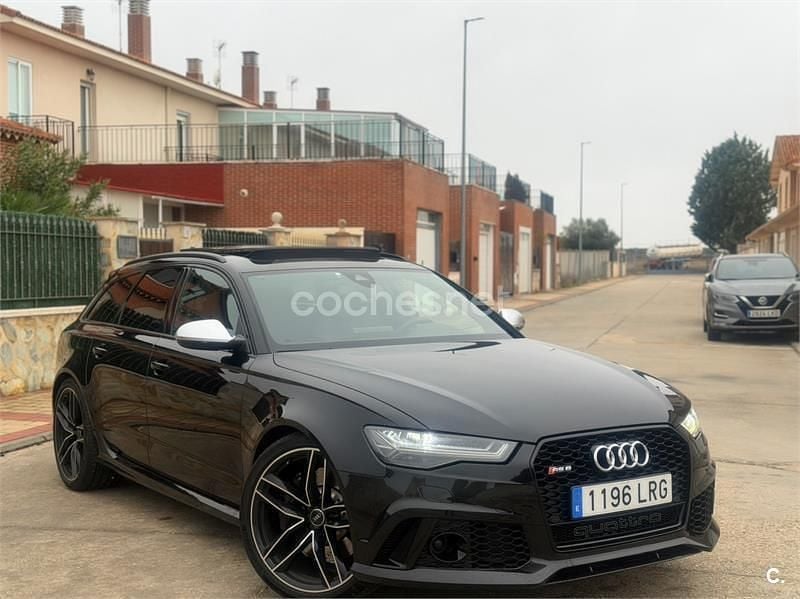 Usado Audi RS6 560 CV (411 kW) 2015 Negro Familiar
