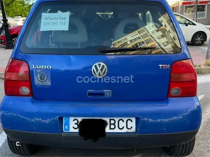 Usado VW Lupo Trendline 75 CV (55 kW) 2000 Azul Utilitario