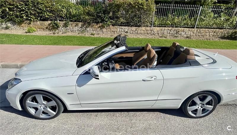 Usado Mercedes E200 Avantgarde 184 CV (135 kW) 2010 Blanco Descapotable