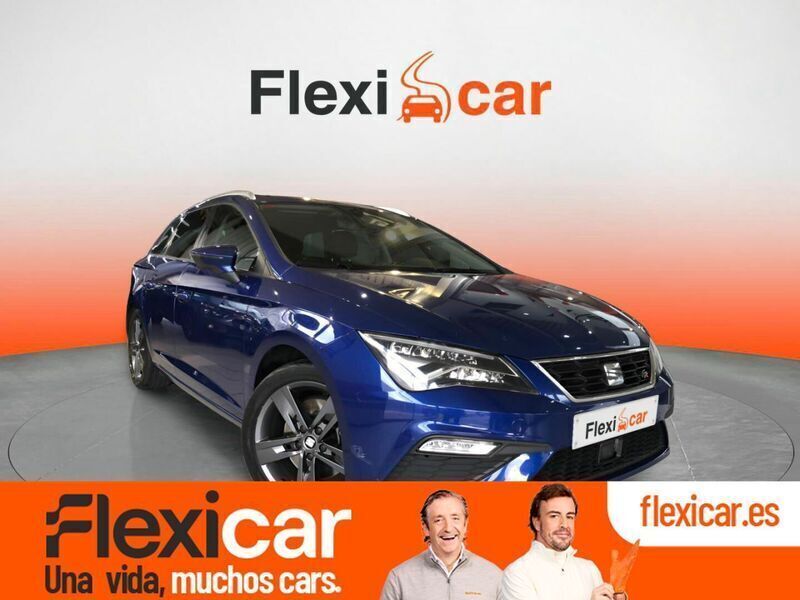 Azul Usado 2018 Seat Leon FR Familiar | 16.690 € (Precio justo) - Imagen 1/4