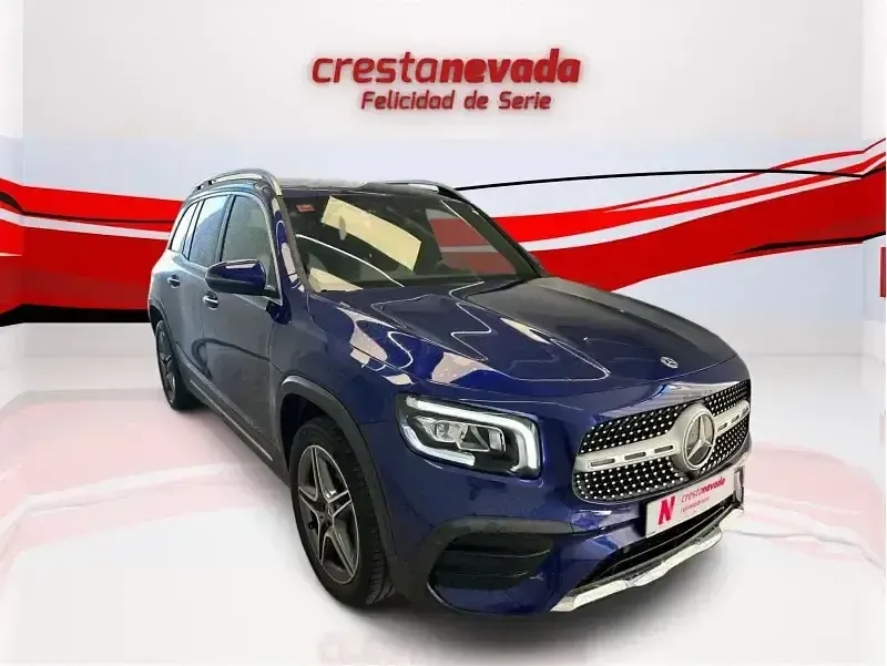 Usado Mercedes GLB200 150 CV (110 kW) 2021 Azul SUV
