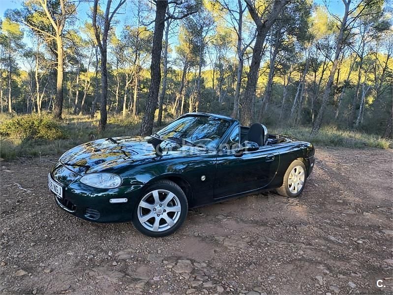 Usado Mazda MX5 110 CV (80 kW) 2003 Verde Descapotable