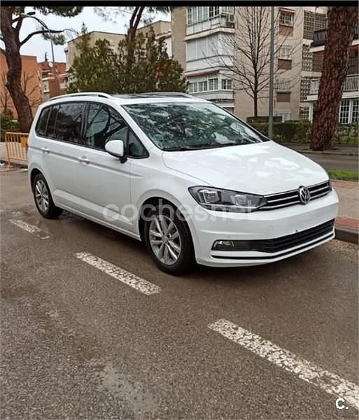 Blanco Usado 2018 VW Touran Advance Monovolumen | 16.800 € (Buen precio) - Imagen 1/4