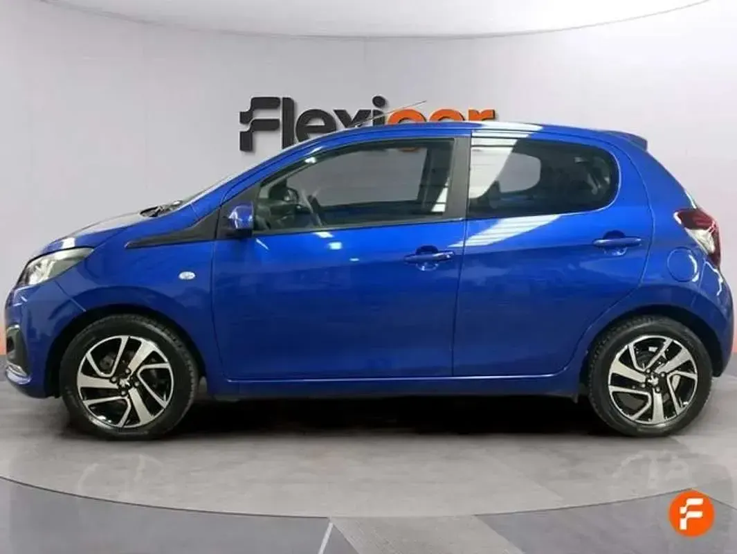 Usado Peugeot 108 Allure 69 CV (50 kW) 2021 Azul Utilitario