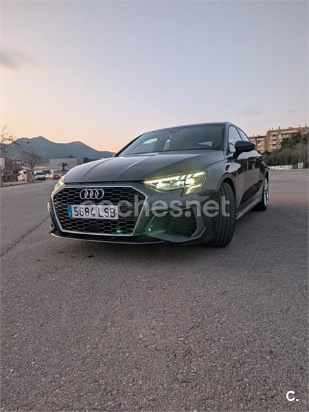Usado Audi A3 S-Line 150 CV (110 kW) 2021 Gris / plata Berlina